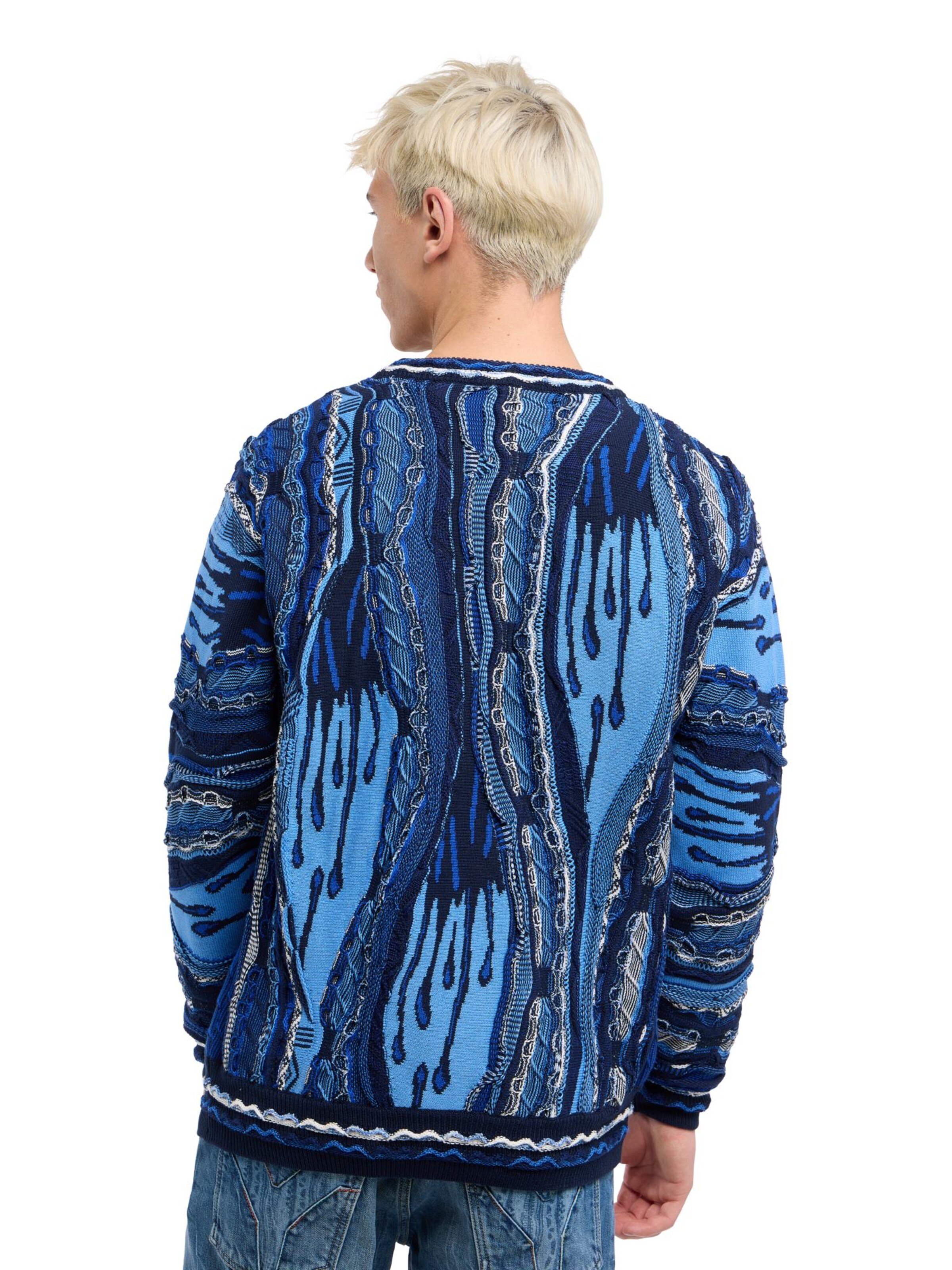 Carlo Colucci Sweater 'Ernandes' in Blue