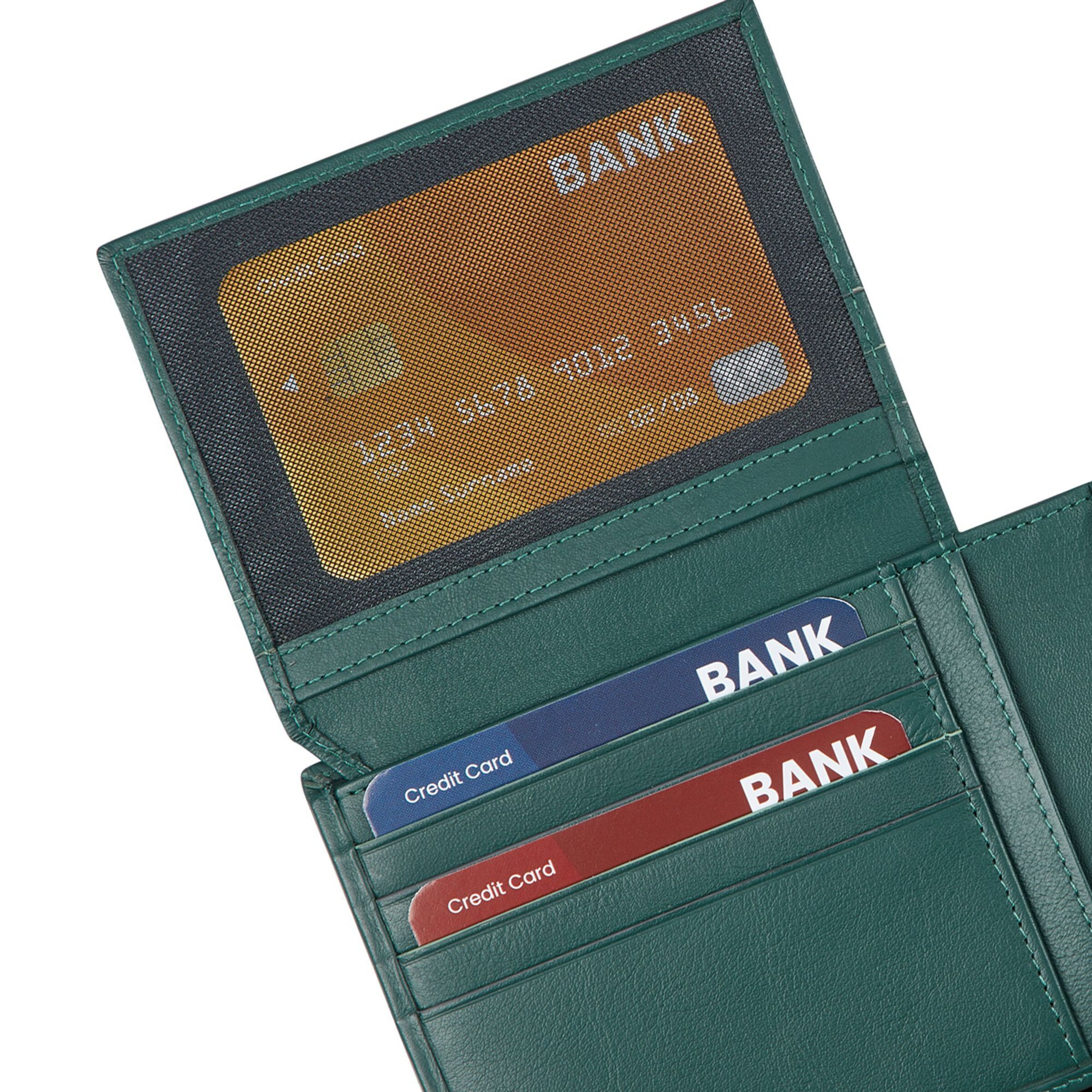 Roncato Portemonnaie 'Detroit' in Grün