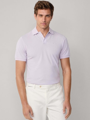 Hackett London Poloshirt in Lila: Vorderseite