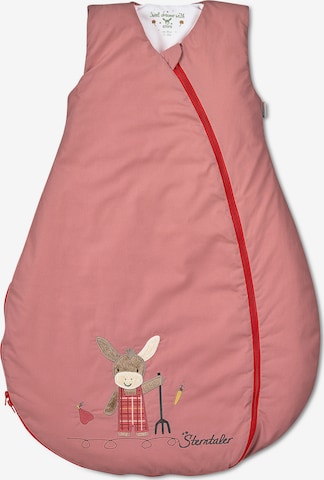 STERNTALER Sleeping Bag 'Emmis Garden' in Red: front