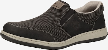 Rieker Slip-ons in Zwart: voorkant