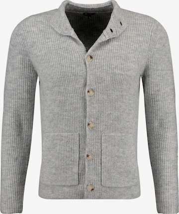 Key Largo Gebreid vest 'KLLUZERN' in Grijs: voorkant