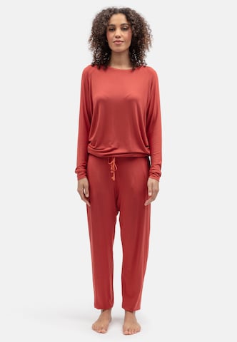 Cyberjammies - Pantalón de pijama 'Pumpkin Spice' en rojo