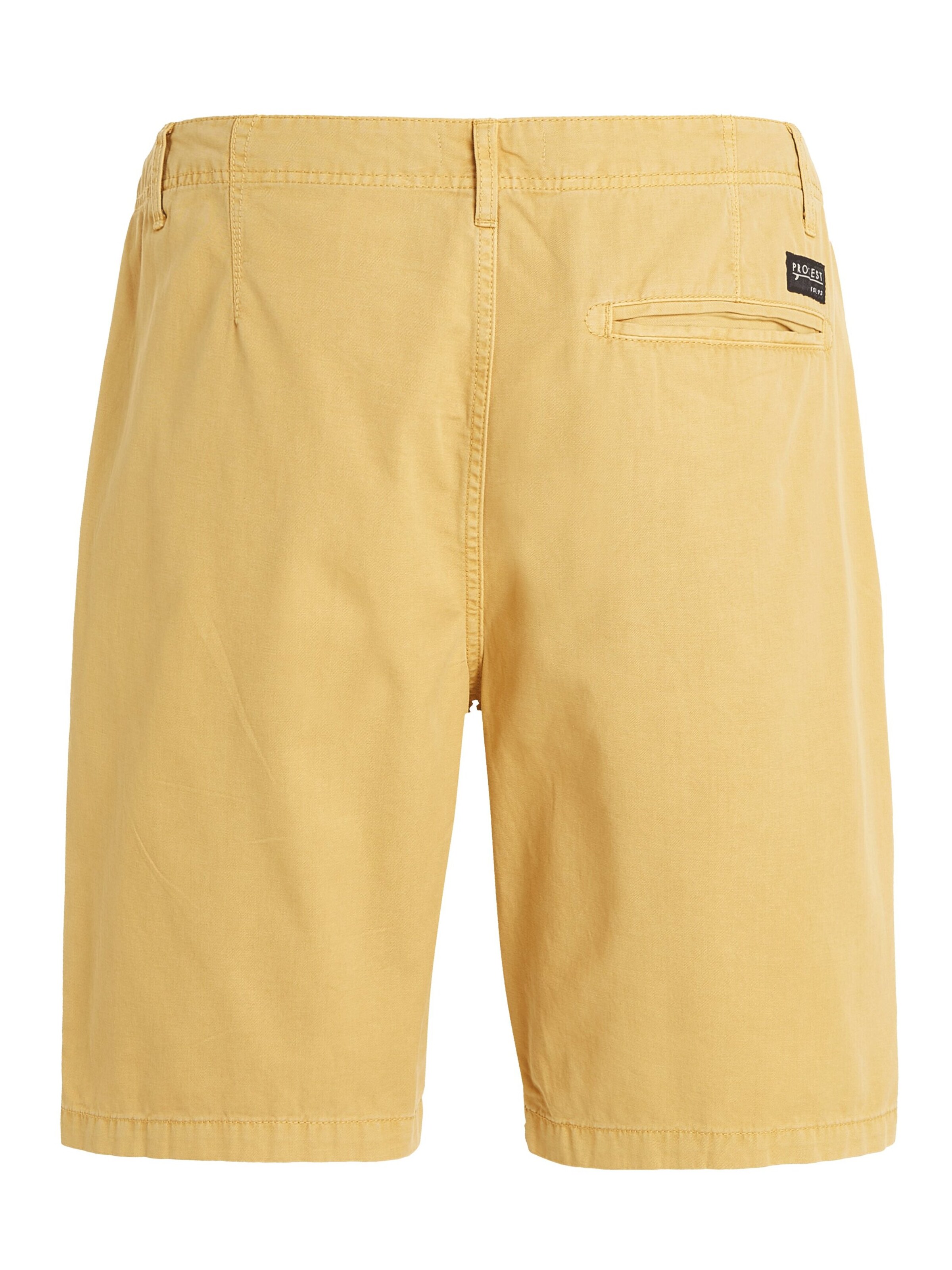 PROTEST Regular Pants 'PRTCOMIE' in Yellow