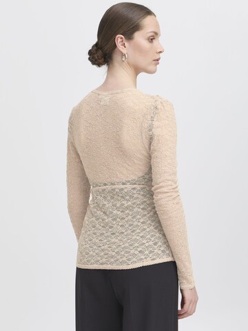 T-shirt ' IXLACEY ' ICHI en beige