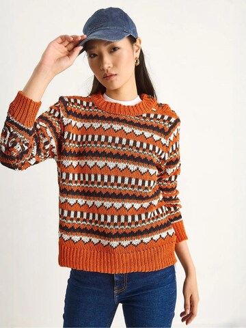 Bianco Lucci Sweater in Orange