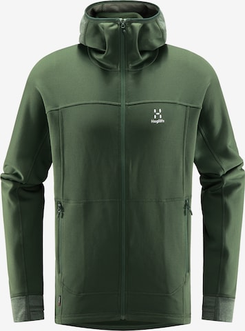 Haglöfs Athletic Fleece Jacket 'Betula' in Green: front