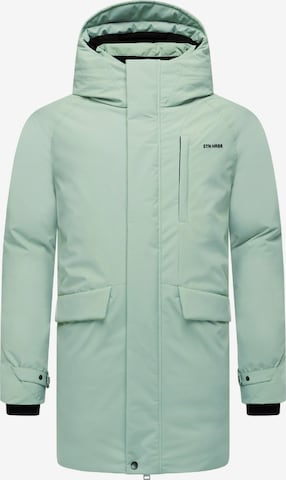 STONE HARBOUR Winterjas 'Emriis XX' in Groen: voorkant
