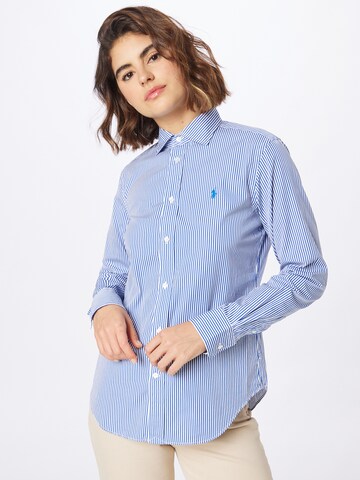 Polo Ralph Lauren - Blusa 'Georgia' em azul: frente