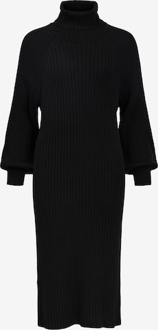 OBJECT Knit dress 'Line' in Black: front