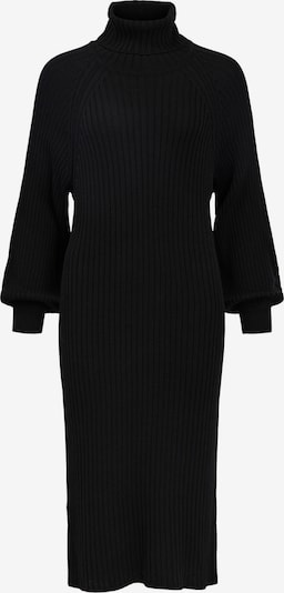 OBJECT Gebreide jurk 'Line' in de kleur Zwart, Productweergave