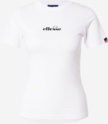 ELLESSE T-Shirt 'Beckana' in Weiß: Vorderseite