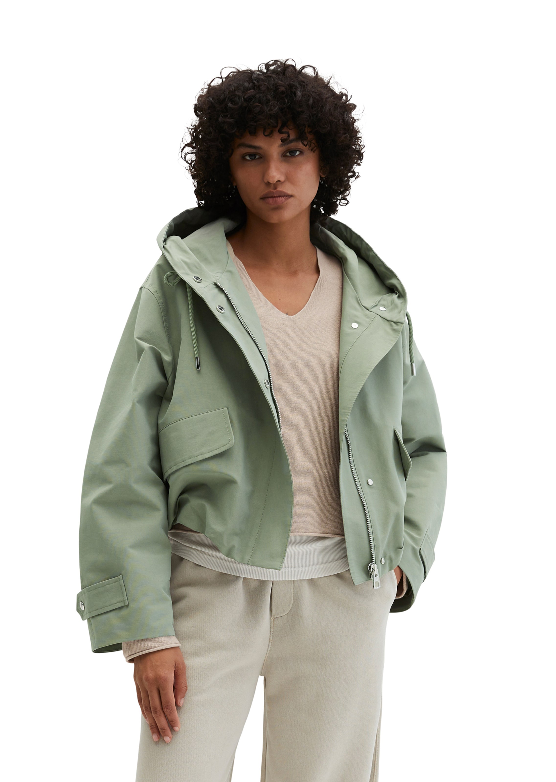Marc O'Polo Jacke in Grün: Vorderseite