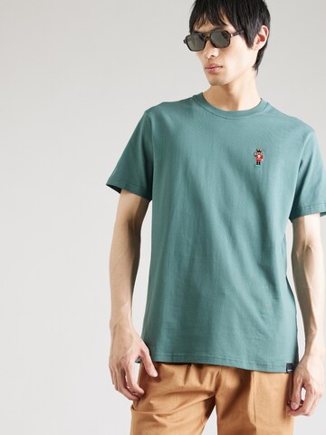 Iriedaily T-Shirt 'Nutcrax' in Grün