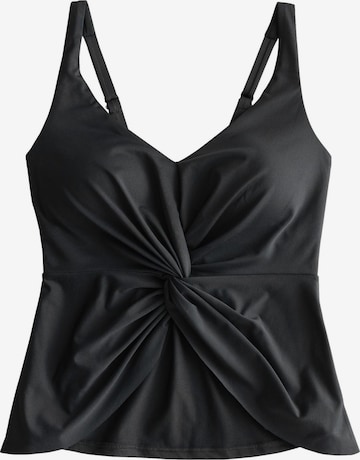 NextT-shirt Tankini top - crna boja: prednji dio