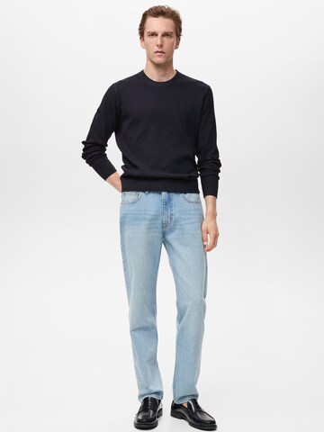 MANGO MAN Sweater 'ANTIGUA' in Blue