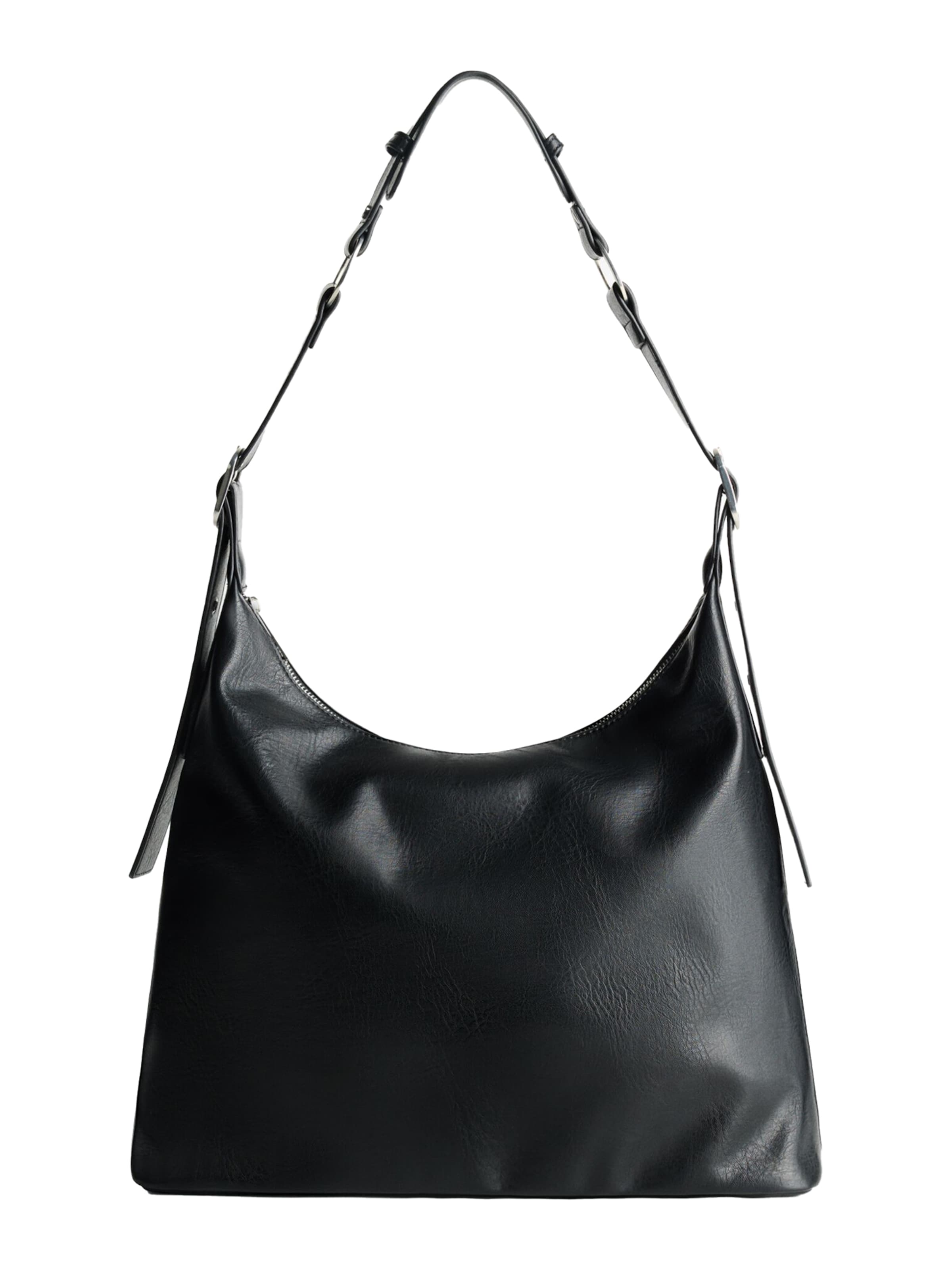 Bershka Taška přes rameno – černá: přední strana