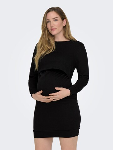 Only Maternity Dress 'Eva' in Black: front