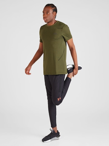 UNDER ARMOUR Functioneel shirt 'Grid' in Groen