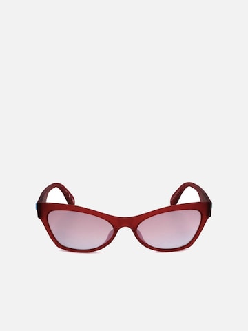 ADIDAS ORIGINALS Zonnebril 'Adidas Original OR0010 Shiny black 54/16/135 Women Sunglasses' in Rood