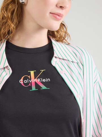 Regular T-shirt 'Pride' Calvin Klein Jeans en noir