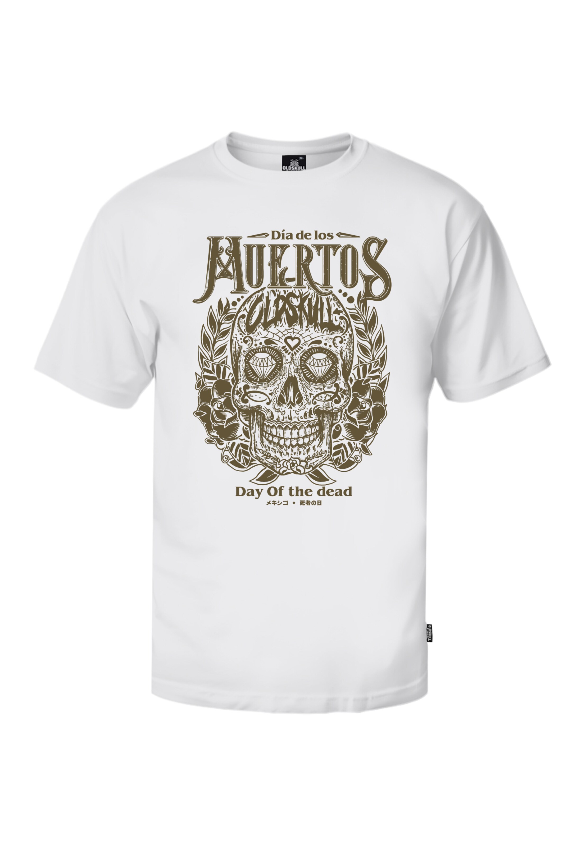 Oldskull Shirt in White: front