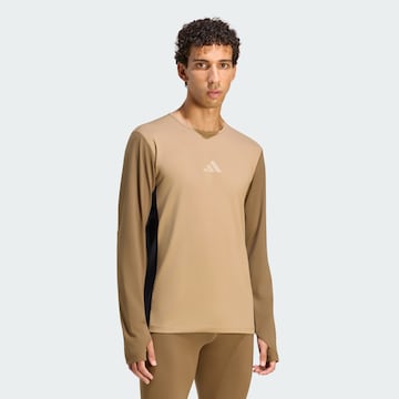 ADIDAS TERREX Base Layer in Braun: Vorderseite