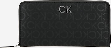Calvin Klein Wallet 'Daily' in Black: front
