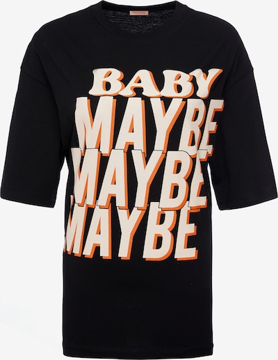 Grimelange T-Shirt 'MAYBE' in schwarz, Produktansicht