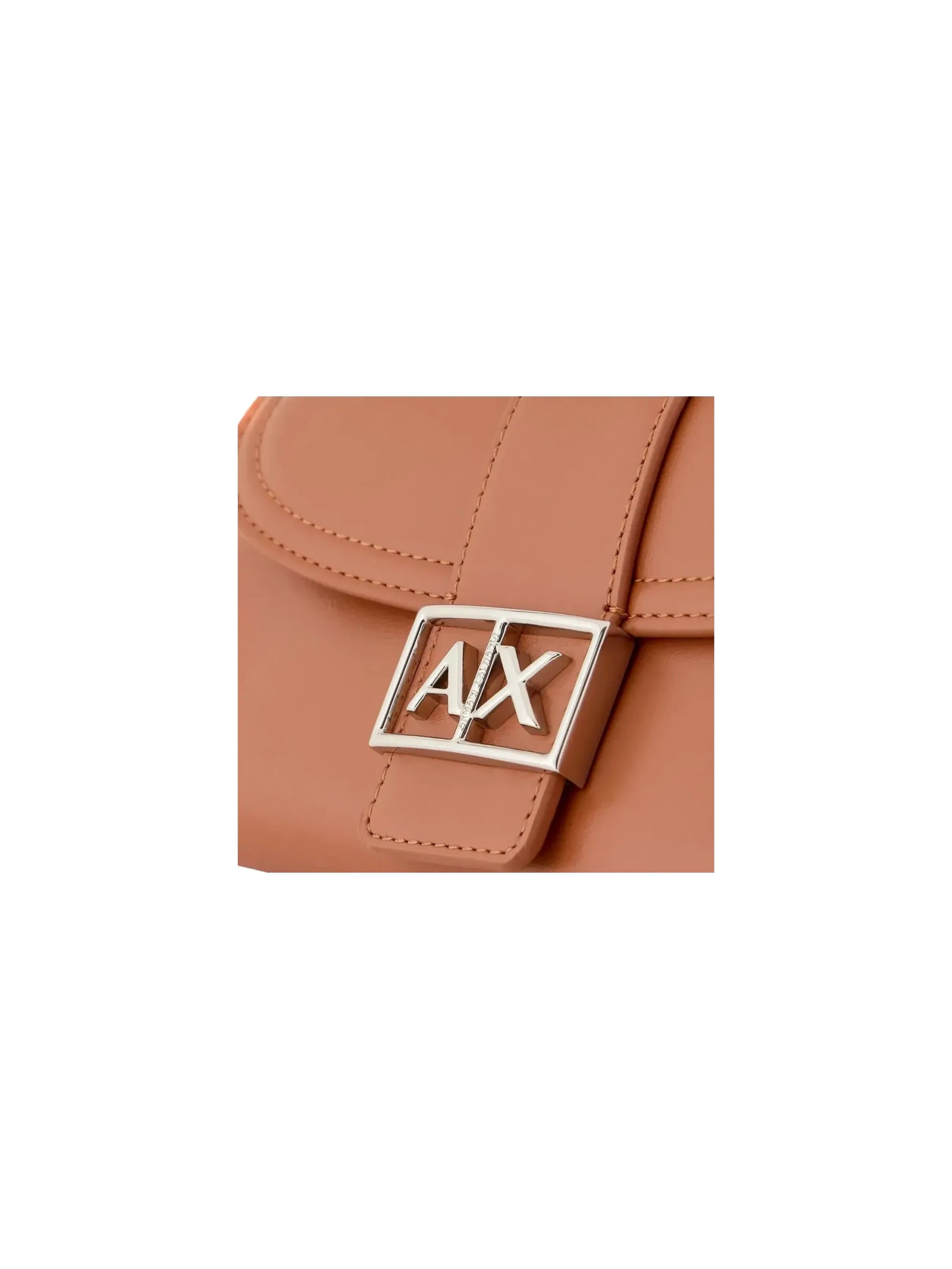 ARMANI Portemonnee 'AX classic' in Bruin