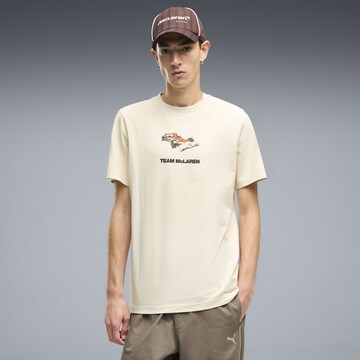 PUMA Funktionsshirt 'McLAREN RACING' in Beige: Vorderseite