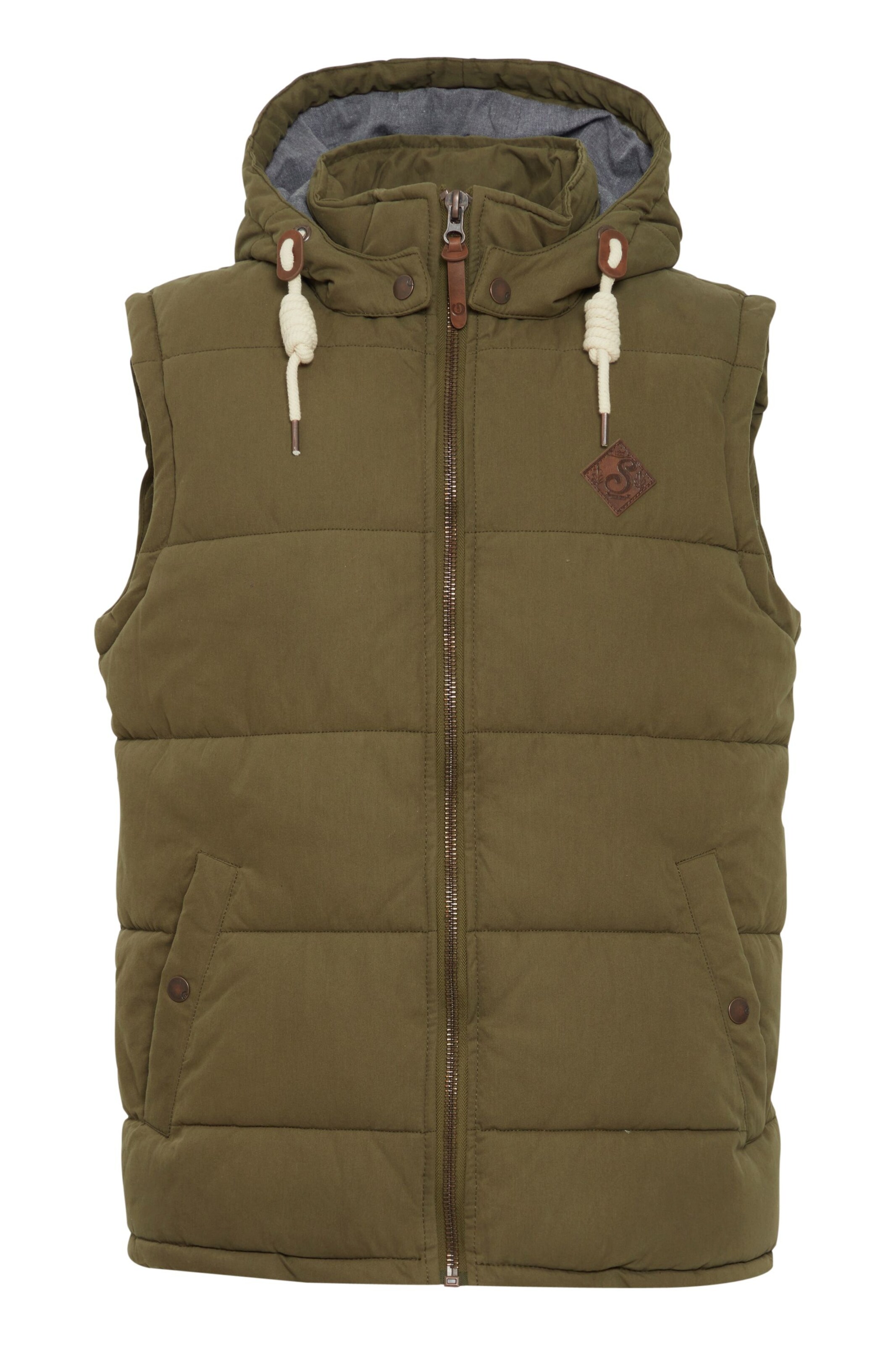 !Solid - Colete 'Dry' em verde: frente