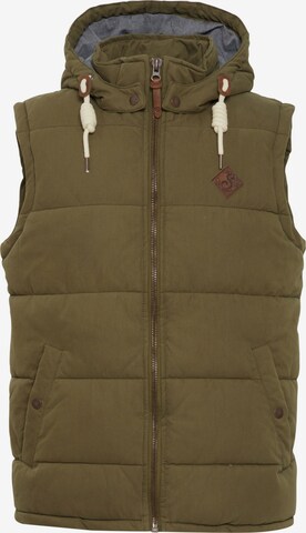 !Solid Bodywarmer 'Dry' in Groen: voorkant