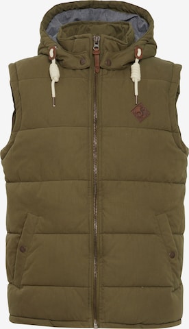 !Solid Vest 'Dry' in Green: front