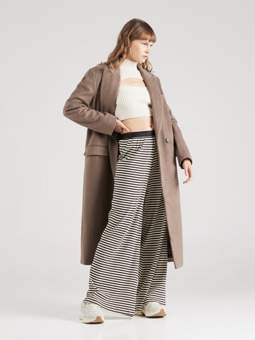 MADS NORGAARD COPENHAGEN Wide leg Broek 'Veran' in Zwart