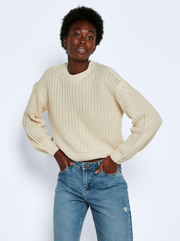 Noisy may Sweater 'CHARLIE' in Beige: front