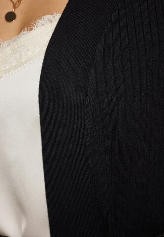 faina Knit Cardigan in Black