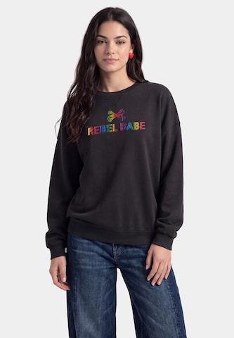 MYMO - Sweatshirt em preto: frente