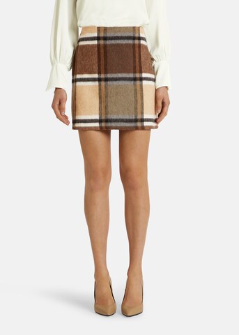 Nicowa Skirt 'LANINO' in Brown: front