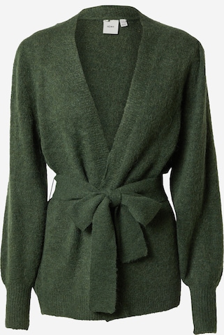 ICHI Knit Cardigan 'Kamara' in Green: front