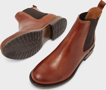 Chelsea Boots Bianco en marron