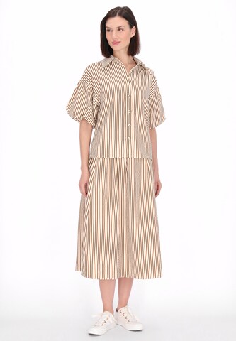 usha BLUE LABEL Blouse 'Casual' in Bruin