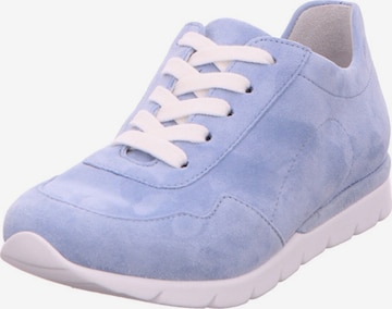 SEMLER Schnürschuh 'Nelly' in Blau: Vorderseite