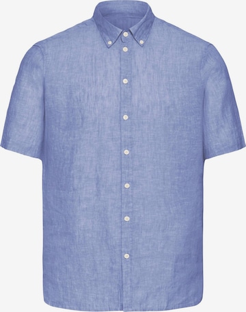 Casual Friday Button Up Shirt ' CFAton ' in Blue: front