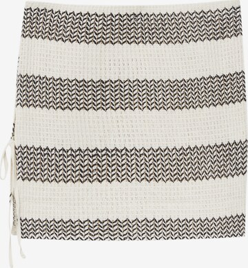 Pull&Bear Rok in Beige: voorkant