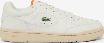 Baskets basses LACOSTE en blanc : devant