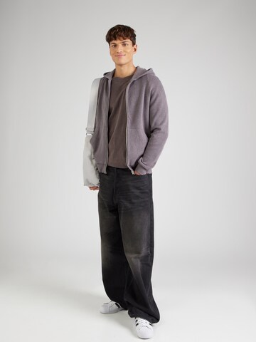 JACK & JONES Вязаная кофта 'JCOCALEB' в Серый
