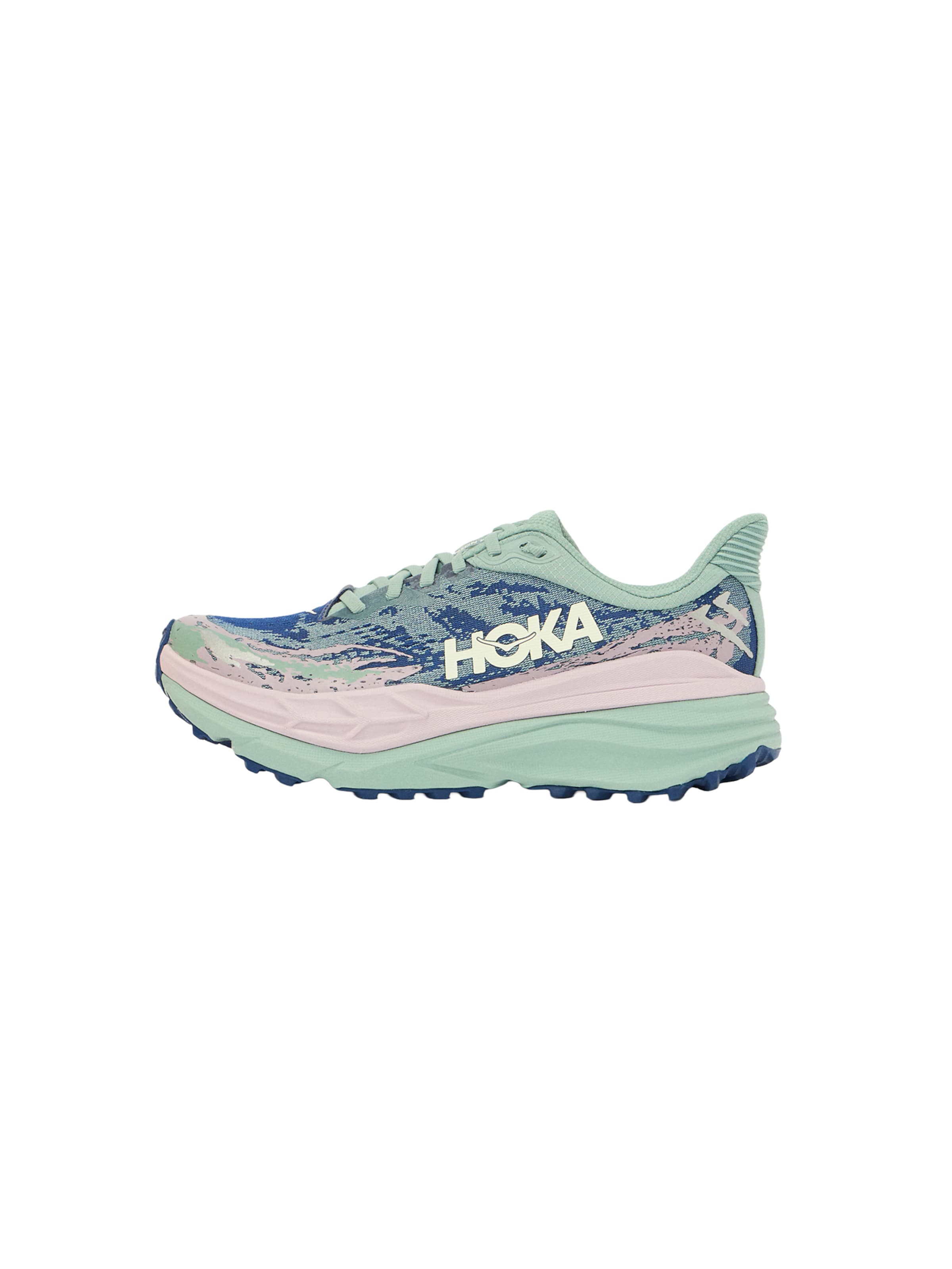 Chaussure de course 'STINSON 7' HOKA en vert : devant