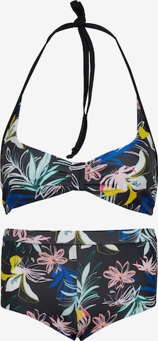 La V Triangel Bikini in Gemengde kleuren: voorkant