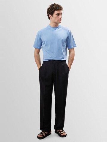 Regular Pantalon à pince Antioch en noir
